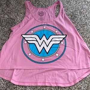 Wonder Woman razor back tank top